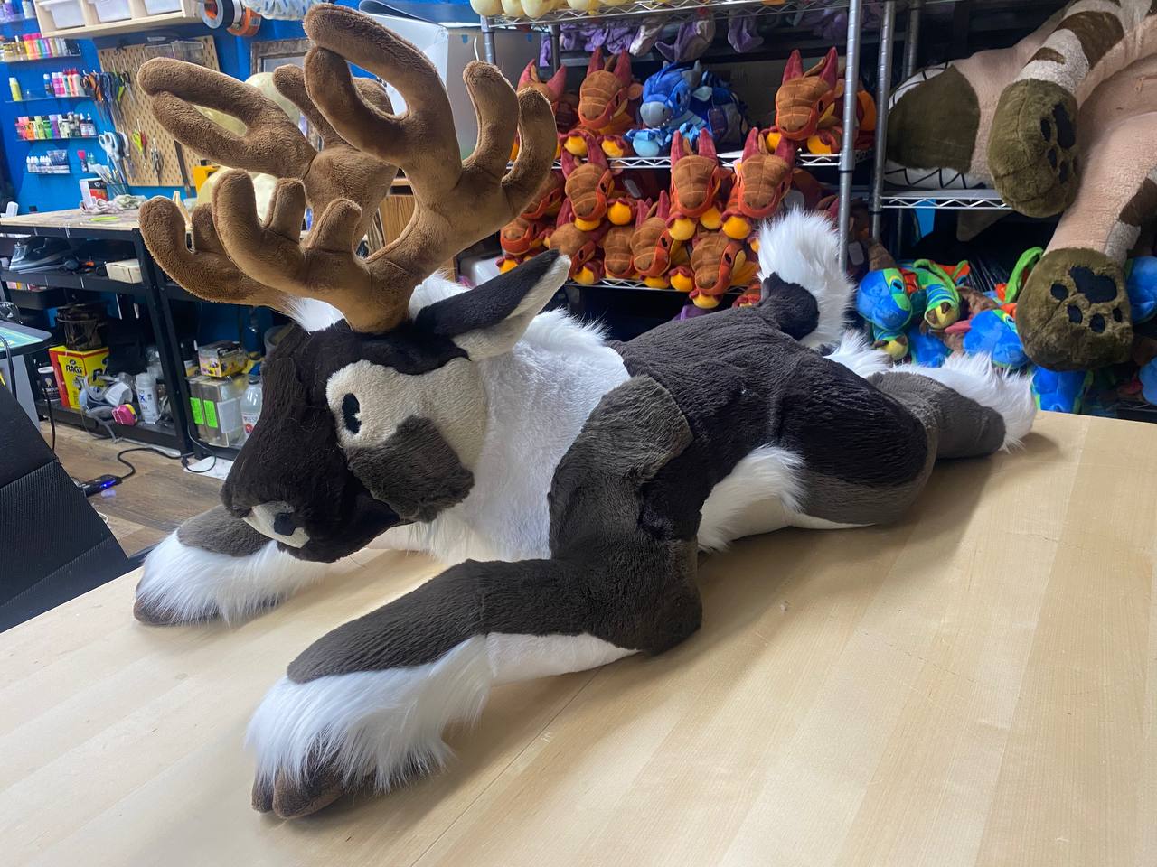 Medium Caribou Plush – Creep Cat Toy Company
