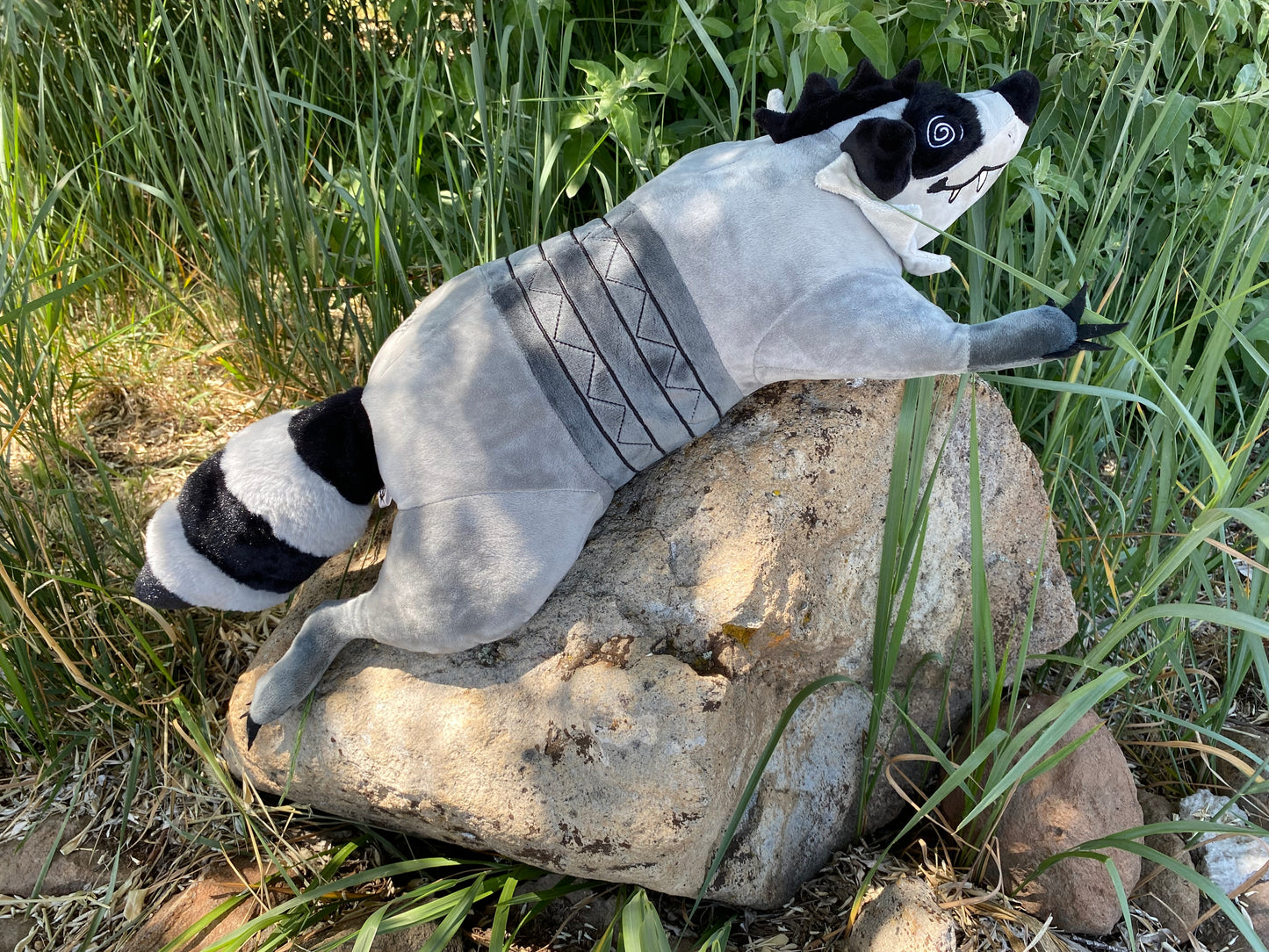 Weighted Roadkill Raccoon Plush