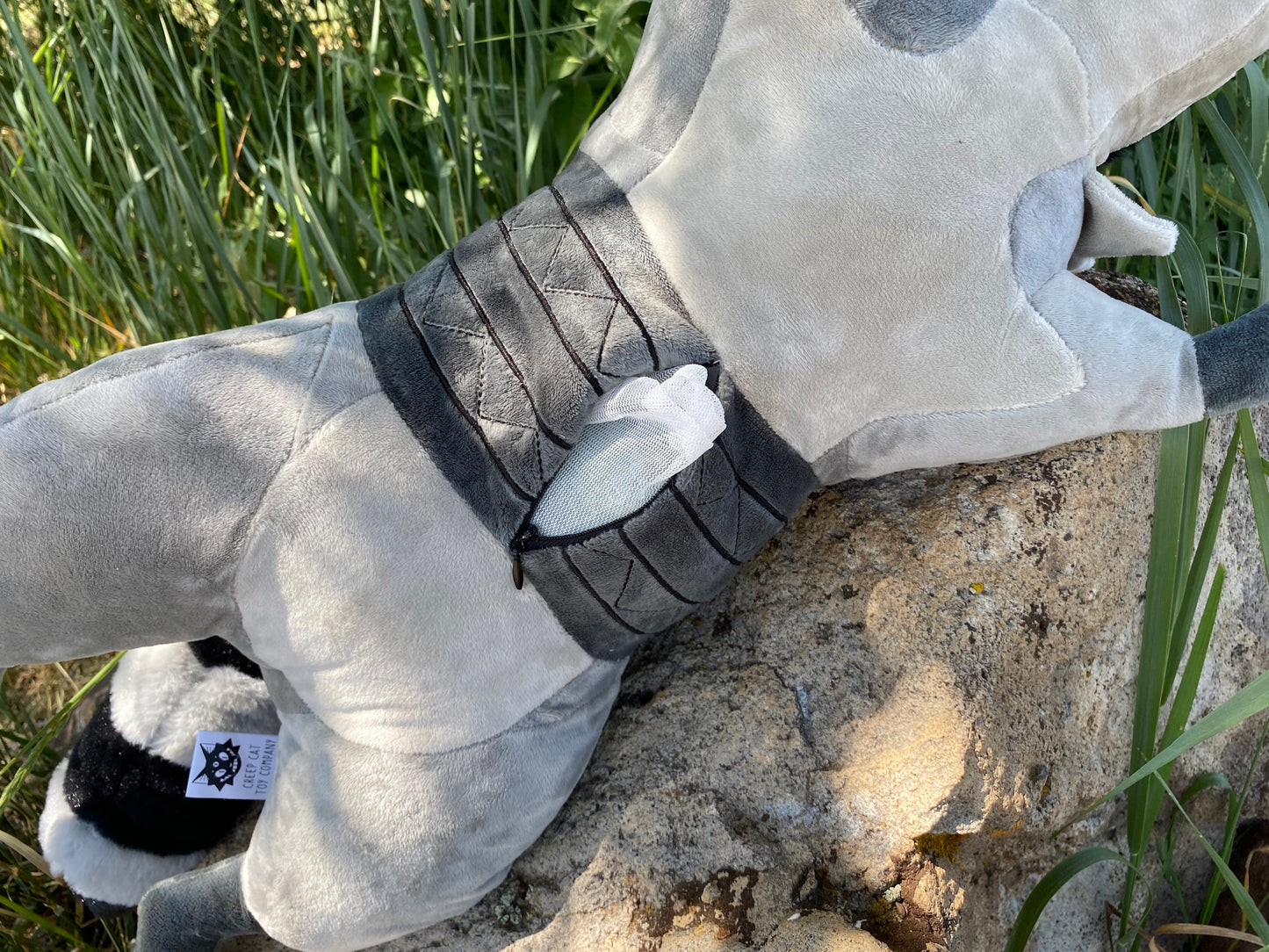 Weighted Roadkill Raccoon Plush