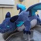 Sleepy Time Dragon - Deep Blue