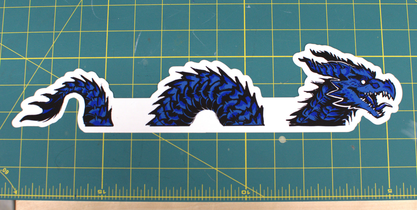 Wyrm Peeker Sticker