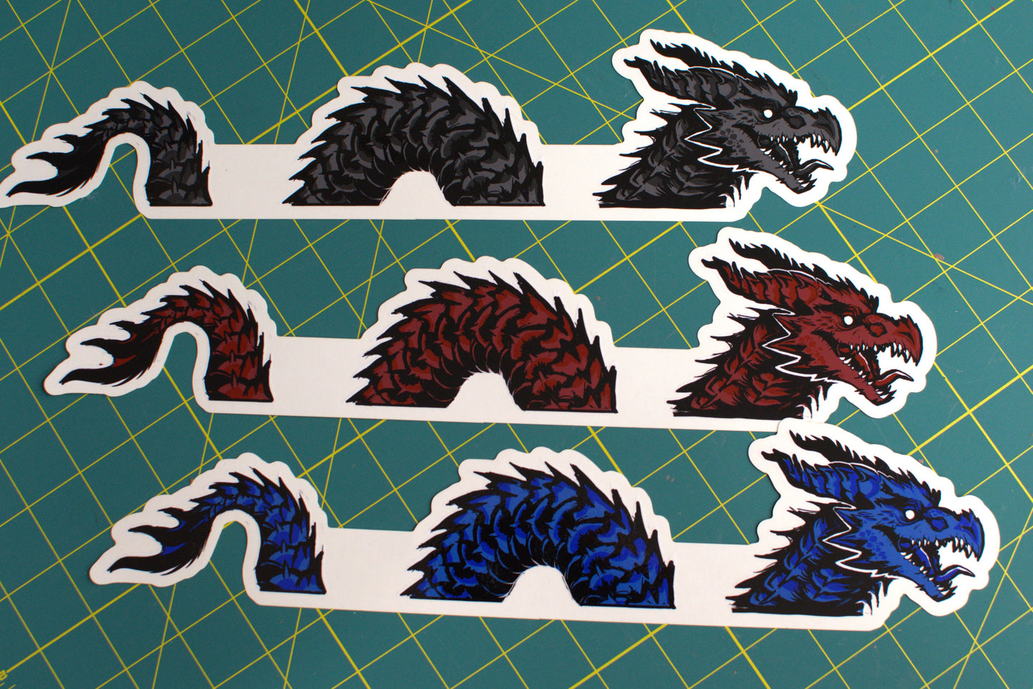 Wyrm Peeker Sticker
