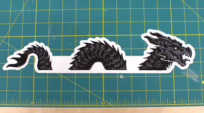 Wyrm Peeker Sticker