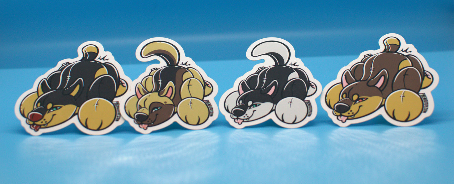 Naughty Lead Dogs-- Stickers