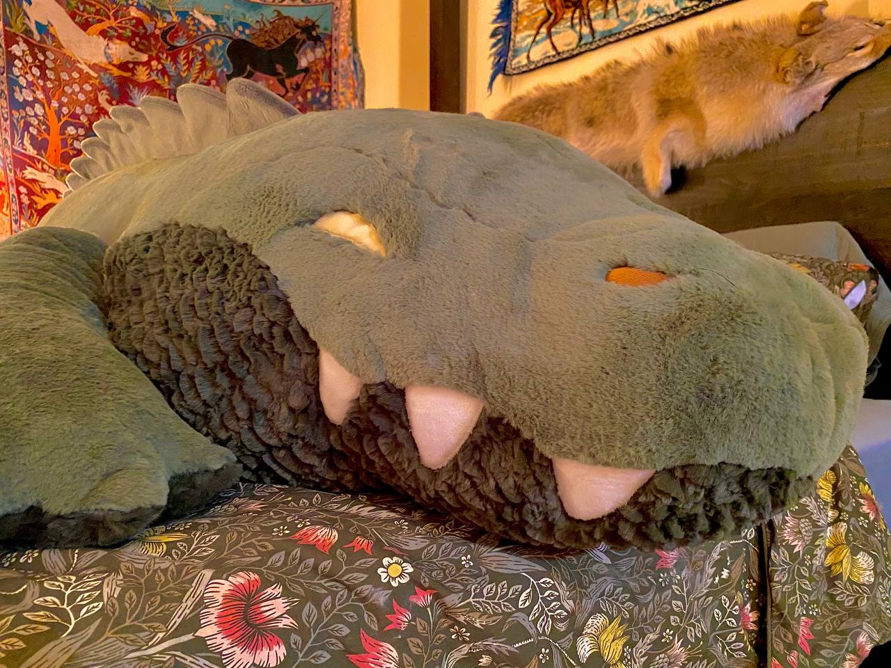 GIANT Alligator - MADE TO ORDER – Creep Cat Toy Company