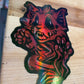 Red Ghost Creep Cat Sticker