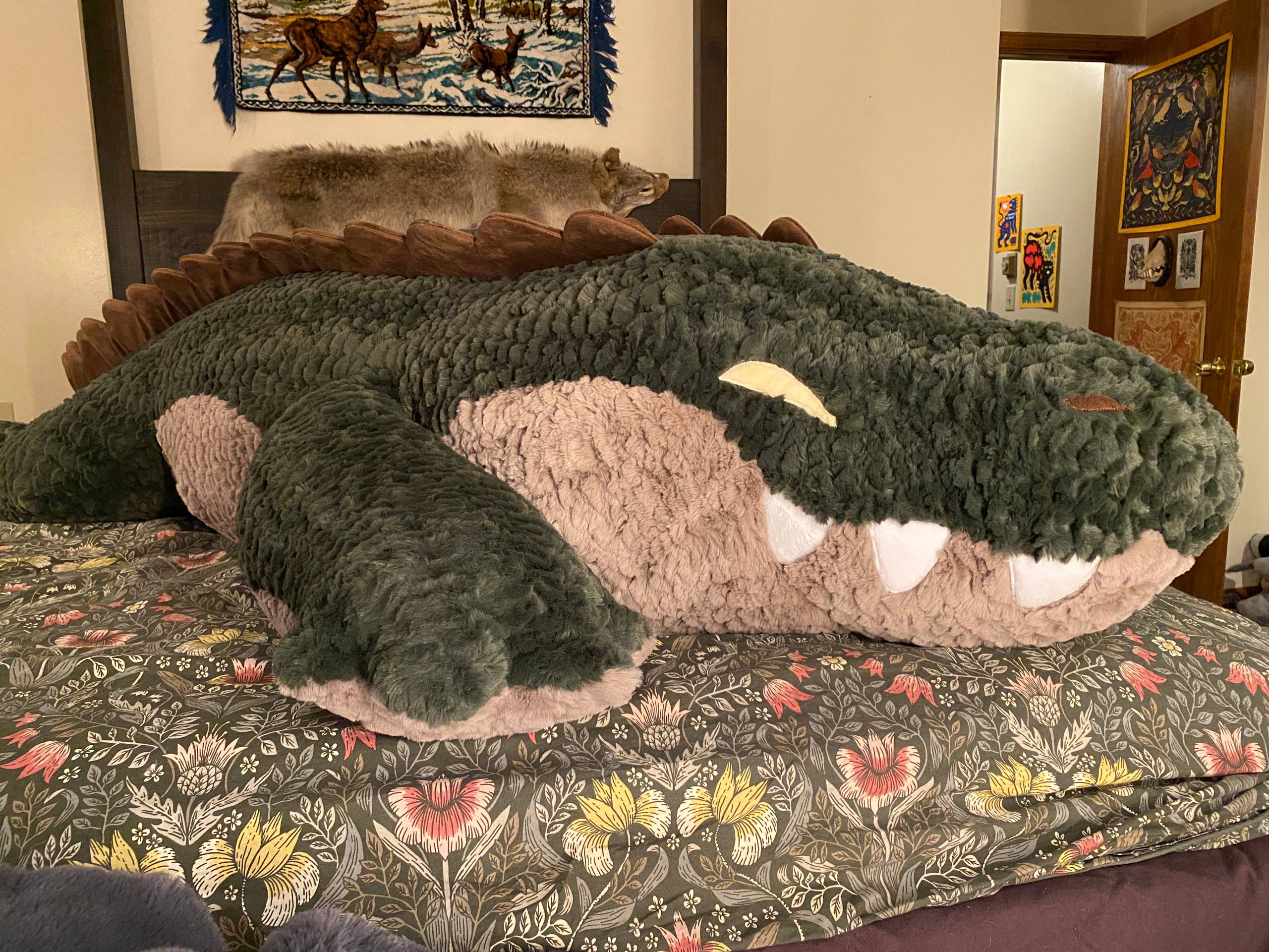 GIANT Alligator - MADE TO ORDER – Creep Cat Toy Company