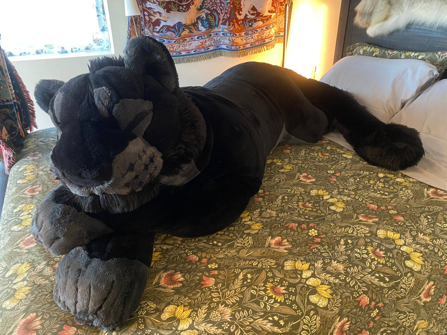 GIANT Big Cat Plush- Panther - Made to Order
