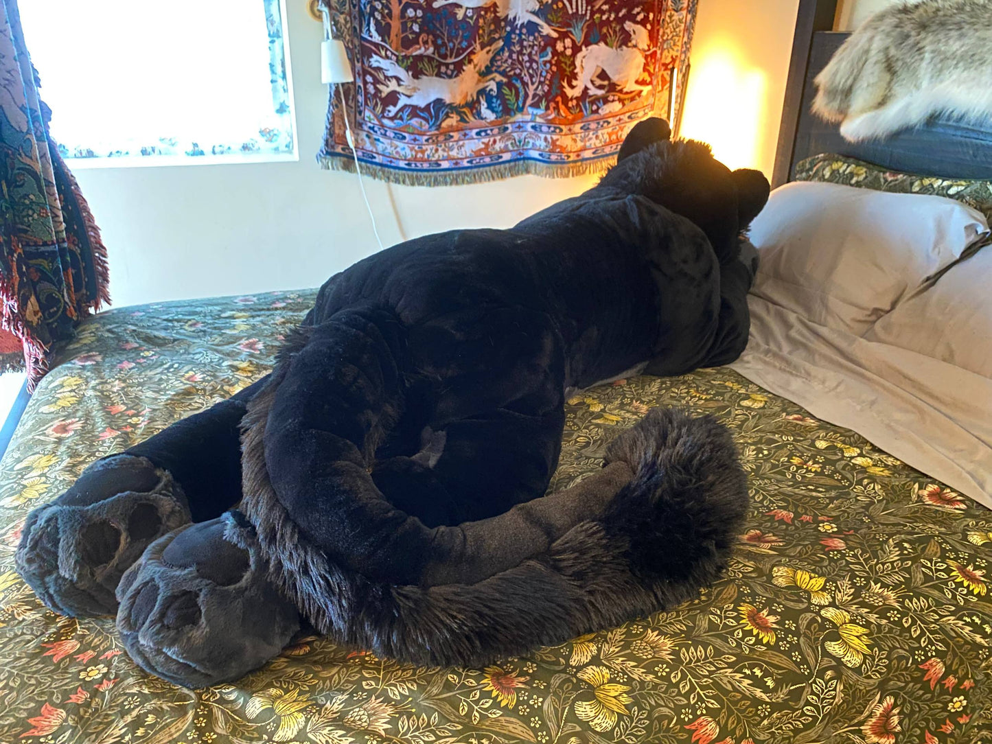 GIANT Big Cat Plush- Panther - Made to Order