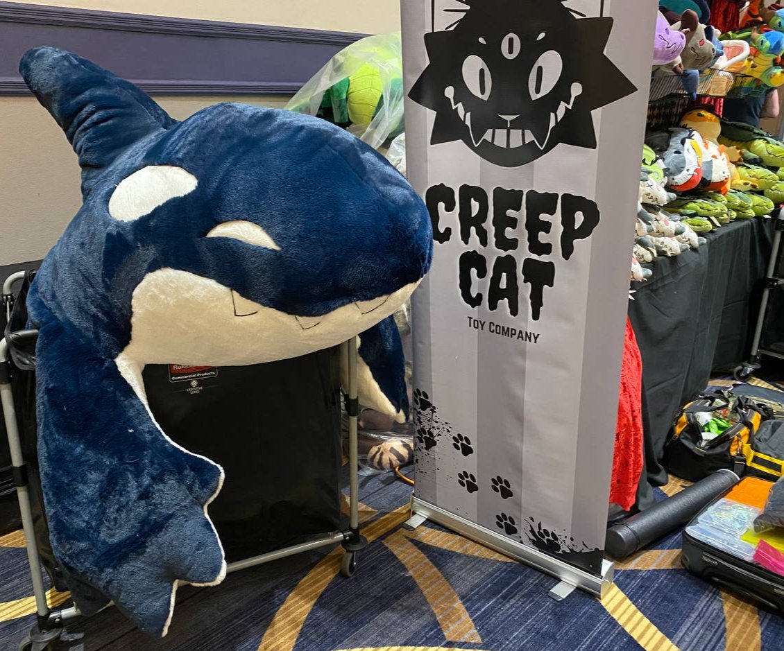 GIANT 10ft Orca - Made to Order – Creep Cat Toy Company