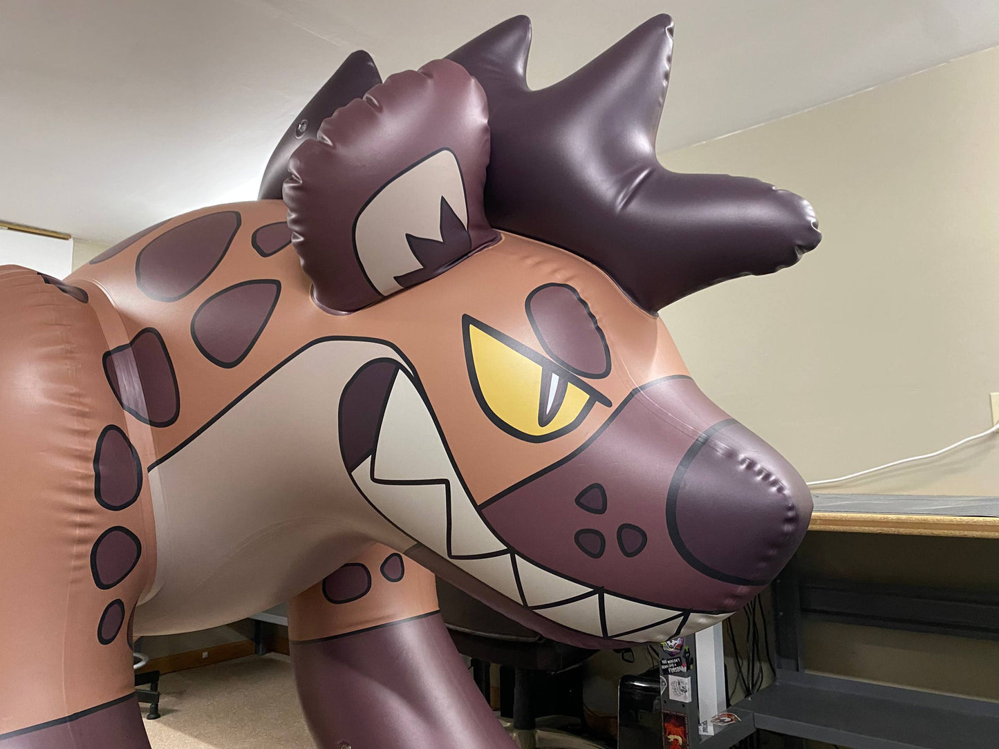 Standing Hyena 2.5 Meter Inflatable Toy -PREORDER