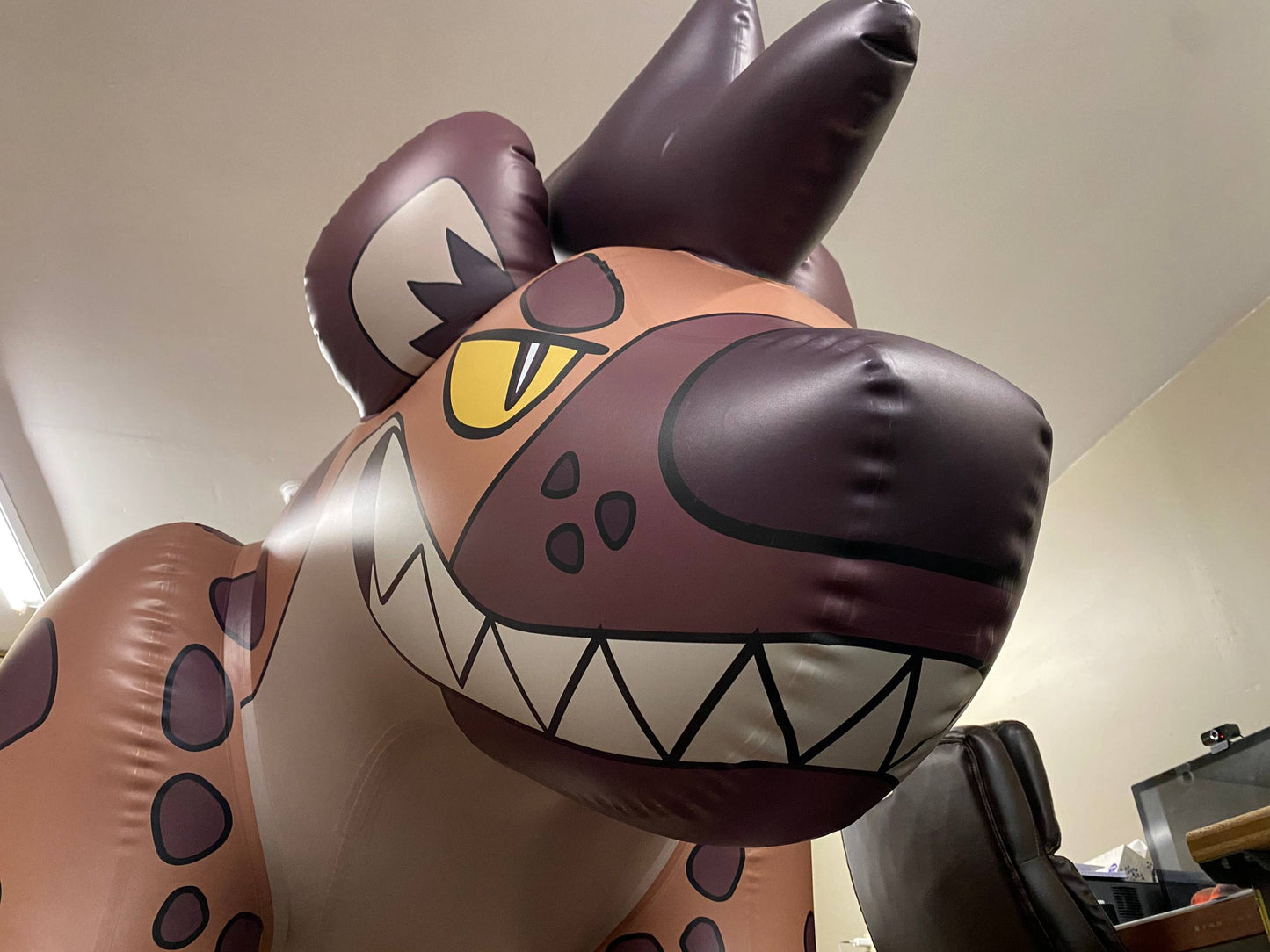 Standing Hyena 2.5 Meter Inflatable Toy -PREORDER