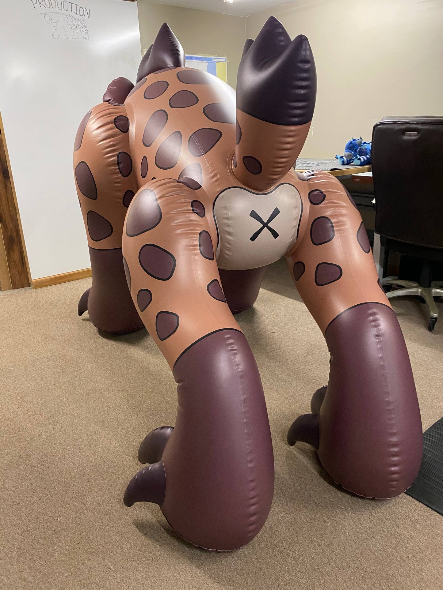 Standing Hyena 2.5 Meter Inflatable Toy -PREORDER