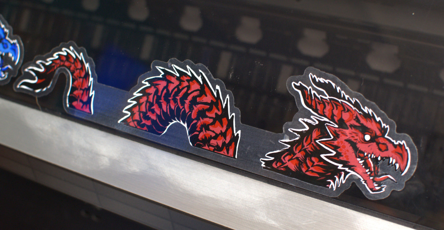 Wyrm Peeker Sticker