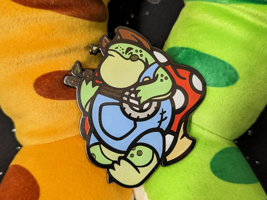 Country toad sticker/pin