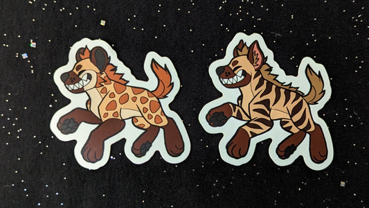 Full body hyena Stickers
