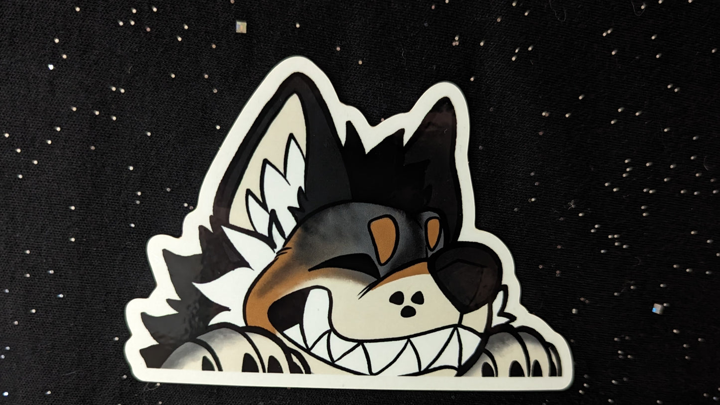 Window Peeker Stickers
