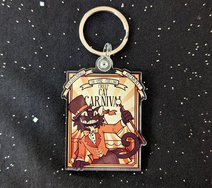 "Creep Cat Carnival" Keychain/Sticker